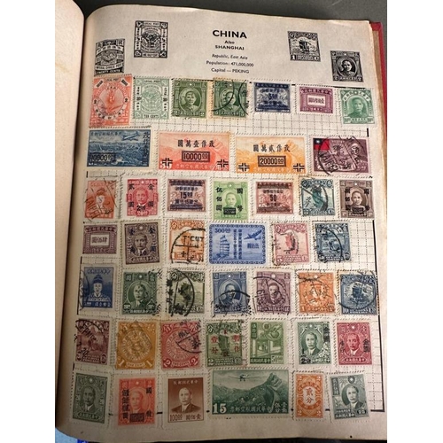 738 - Two albums of Uk and World stamps, various denominations and ages to include China, Germany and Port... 