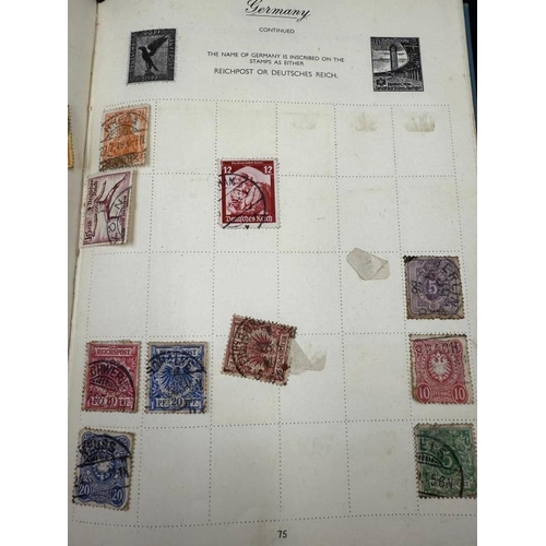 740 - A Royal Mail Stamp Album including the Victorian era, including a Penny Black and selection of penny... 