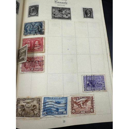 740 - A Royal Mail Stamp Album including the Victorian era, including a Penny Black and selection of penny... 