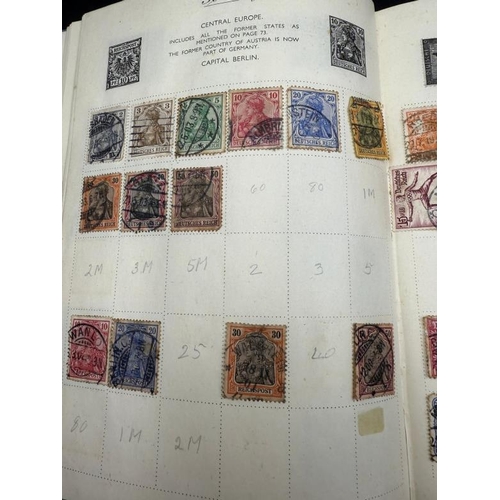 740 - A Royal Mail Stamp Album including the Victorian era, including a Penny Black and selection of penny... 