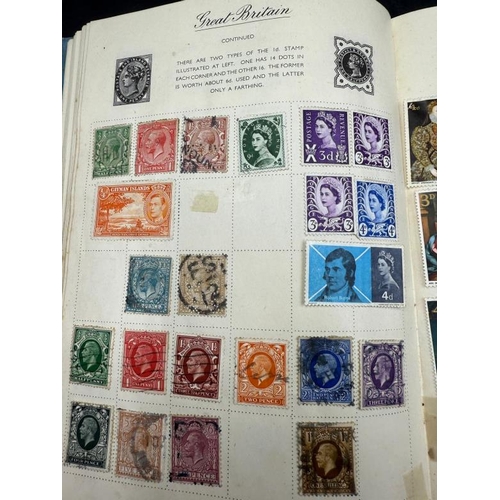 740 - A Royal Mail Stamp Album including the Victorian era, including a Penny Black and selection of penny... 