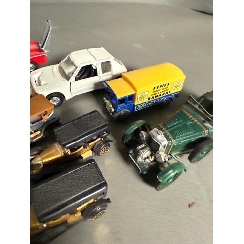 806 - A selection of Diecast and some plastic model cars, various makers to include Corgi