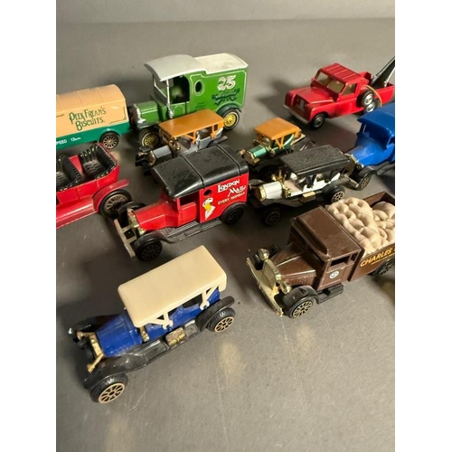 806 - A selection of Diecast and some plastic model cars, various makers to include Corgi