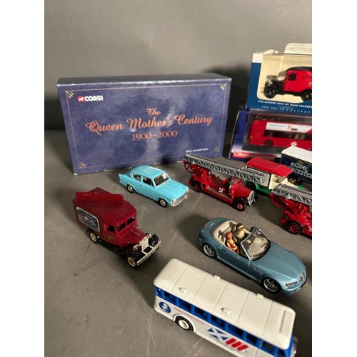 815 - A selection of boxed and unboxed Diecast vehicles to include Corgi and Dinky