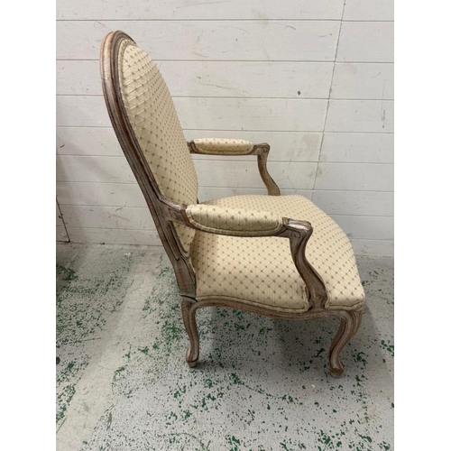 100 - A pair of Louis style arm chairs