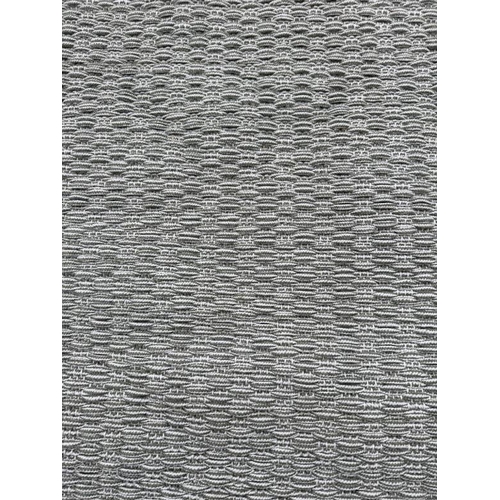 195 - A large contemporary rug in a pale green and white weave 352cm x 380cm