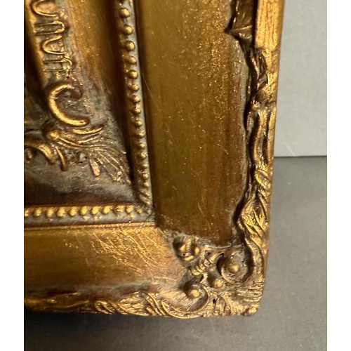 197 - A 20th Century neoclassical revival wall mirror having a ceramic panel to top featuring four putti w... 