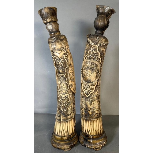 243 - A Pair of Oriental sculptures