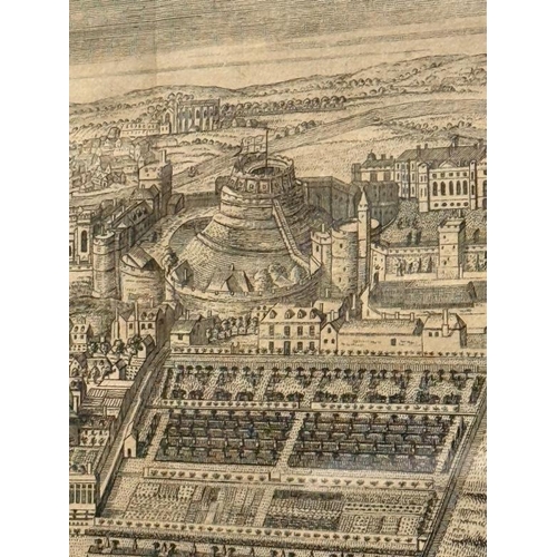 322 - An 18th Century framed engraving of Windsor Castle