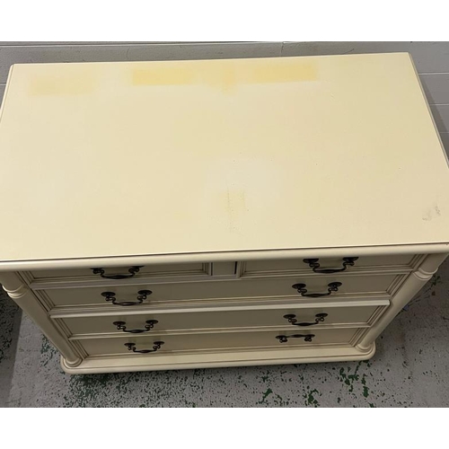 38 - Laura Ashley chest of drawers (89cm x 47cm x 86cm)