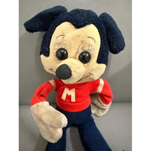 403 - A vintage Bendykins Mickey Mouse cuddy toy