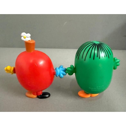 404 - Two vintage toy plastic Mr Men