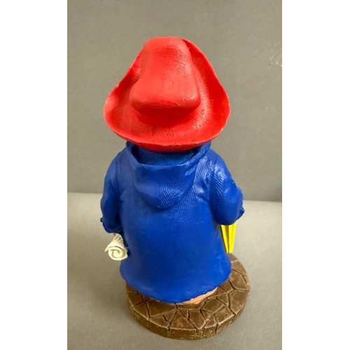 407 - An ornament of Paddington Bear with his umbrella