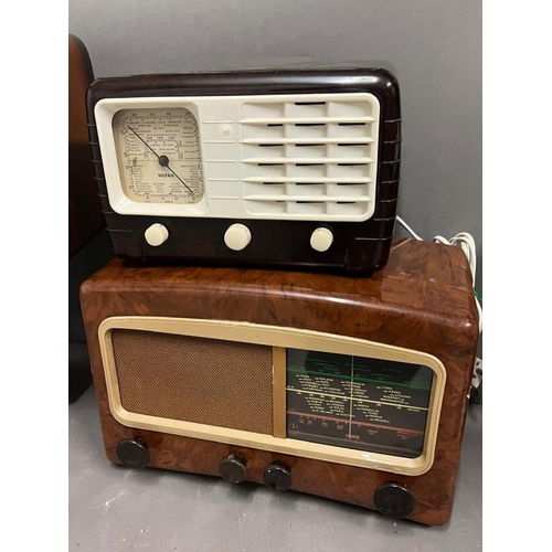 417 - Four vintage radio's