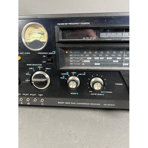 423 - Sony ICF 6700W short wave dual conversion receiver