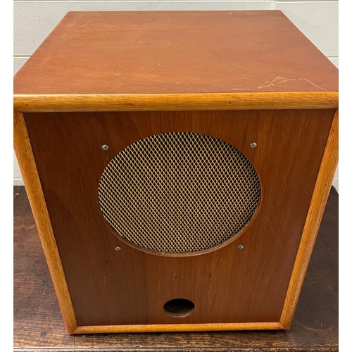 431 - Vintage PA address speaker, The Tannoy in a teak case