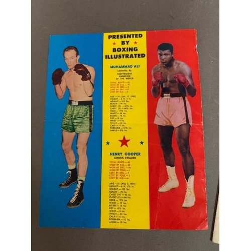 435B - Boxing Interest- A programme from the 1966 World Heavy Weight title fight between Mohamad Ali and He... 