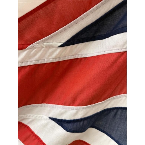 446 - An Union Jack and flag pole 130cm x 60cm