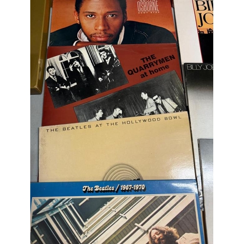 448 - A selection of vinyl LP's to include The Beatles at the Hollywood Bowl, John Lennon and Yoko Ono's T... 