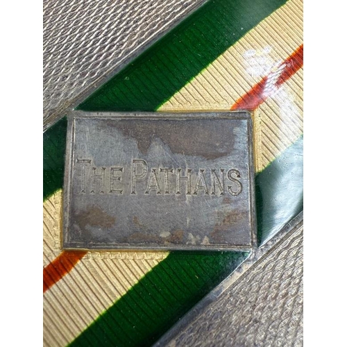 459 - An engraved silver cigarette case celebrating the 40th Pathans regiment by Goldsmiths & Silversmiths... 