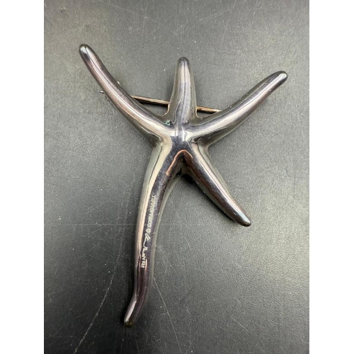 624 - A Tiffany & Co Elsa Peretti sterling silver starfish.