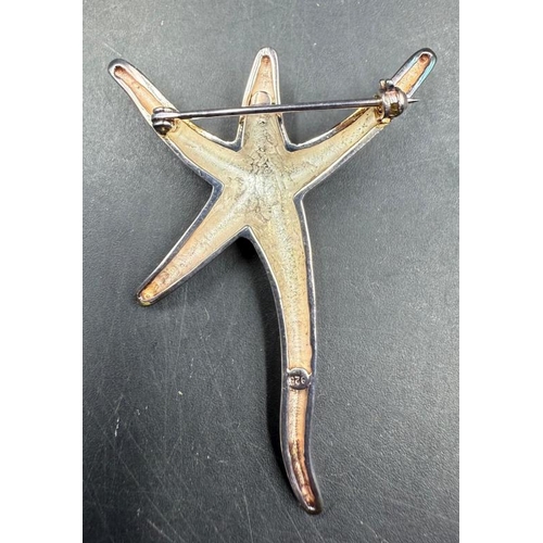 624 - A Tiffany & Co Elsa Peretti sterling silver starfish.