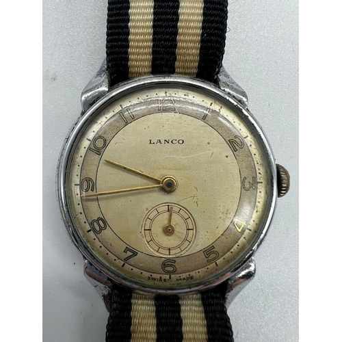 674 - A Vintage Lanco wristwatch