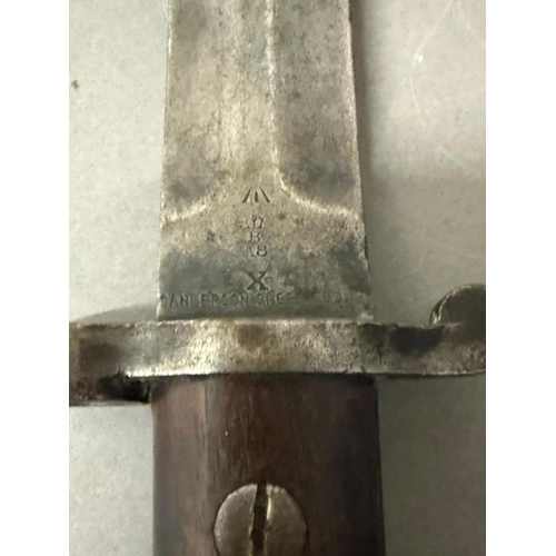 730 - A British Pattern 1888 Mark III bayonet 1903 date