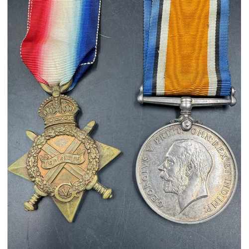 759 - A WWI 1914/15 Star and War Medal 8412 PTE H Long Norf.R