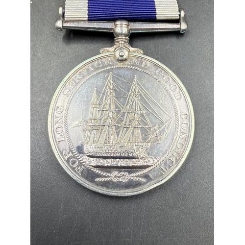 766 - A British Royal Navy Long Service and Good Conduct Medal