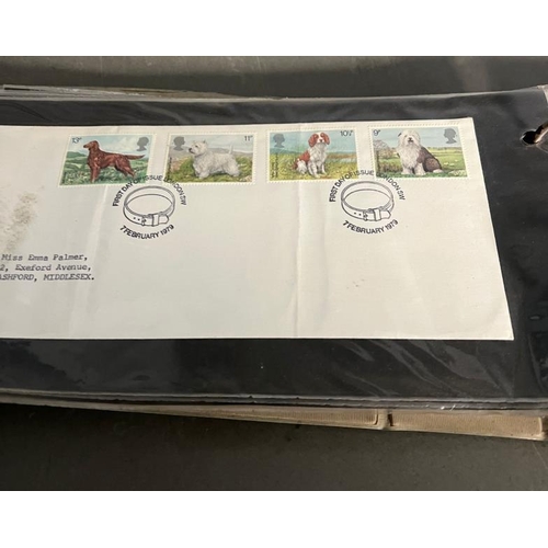 804 - An album of First day covers including sport, Christmas, dogs etc