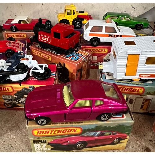 808A - A set of seventy five mint and boxed Matchbox Diecast toy cars