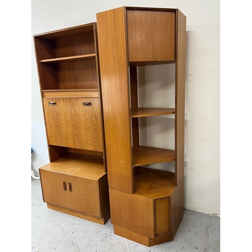 11 - G-Plan display unit and G-Plan corner unit H57cm W200cm D46cm