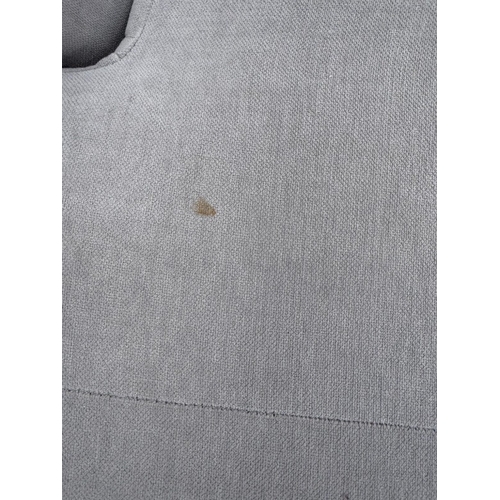 175 - An L shaped Bo Concept sofa upholstered in a light grey H60cm W259cm D170cm