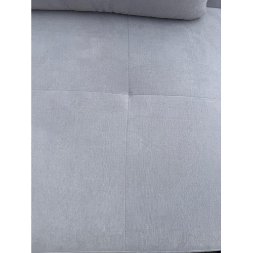 176 - An L shaped Bo Concept sofa upholstered in a light grey H60cm W259cm D170cm