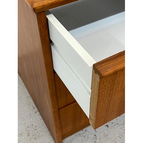 20 - Mid century three drawers (40cm sq x H55cm)