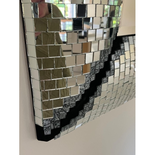 193 - Large mirrored mirrror 247cm x 97cm
