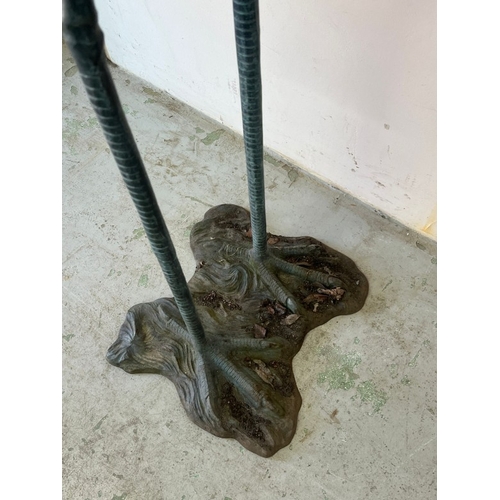 218 - Bronze flamingo garden statue