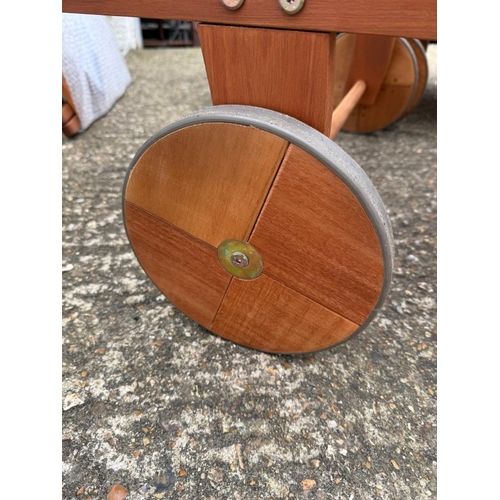 231 - A pair of John Lewis sun loungers with a side table