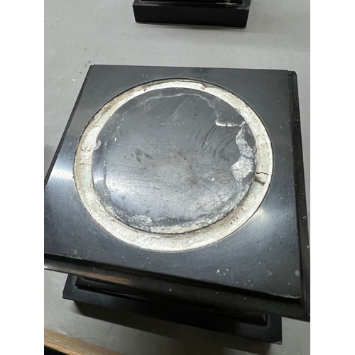 238 - 19th Century Bronzes of a courting couple, on plinths 45cm approximate height