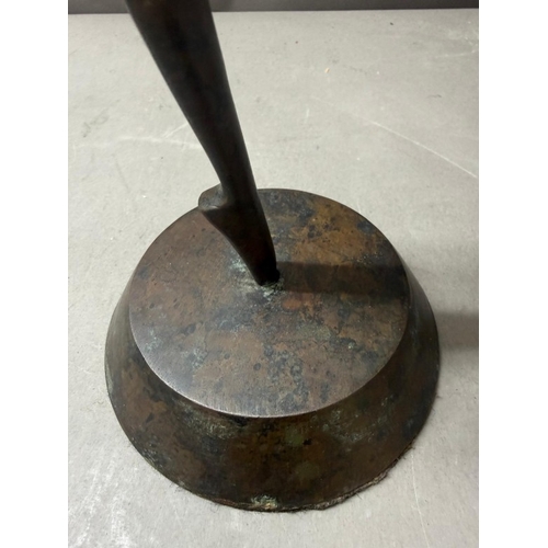 245 - A contemporary bronze style metal figure of a ballerina, approximate height 43.5cm