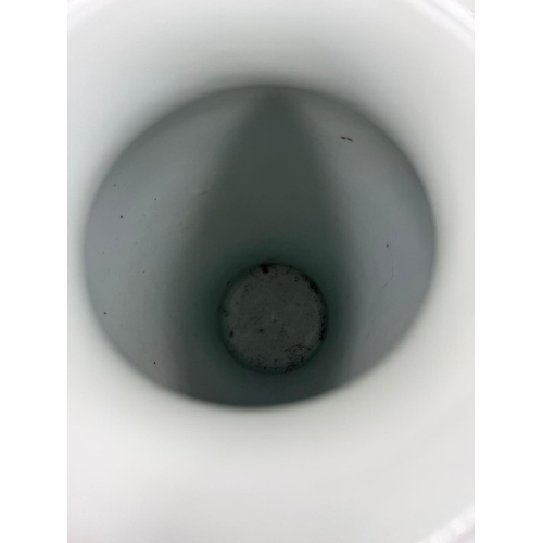 262 - A Japanese vase, with floral decoration, marked in underglaze blue to base Height 27.5cm