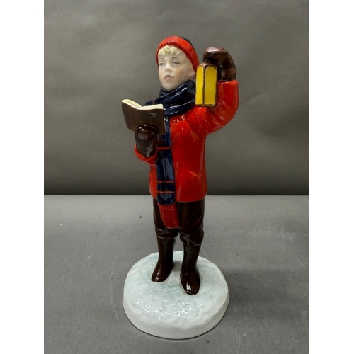 266 - Coalport Limited Edition Christmas Caroller figure.