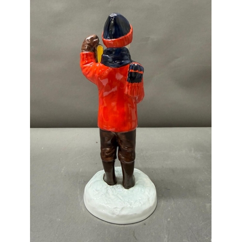 266 - Coalport Limited Edition Christmas Caroller figure.