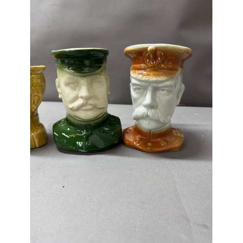 279 - A selection of five WWI toby jugs