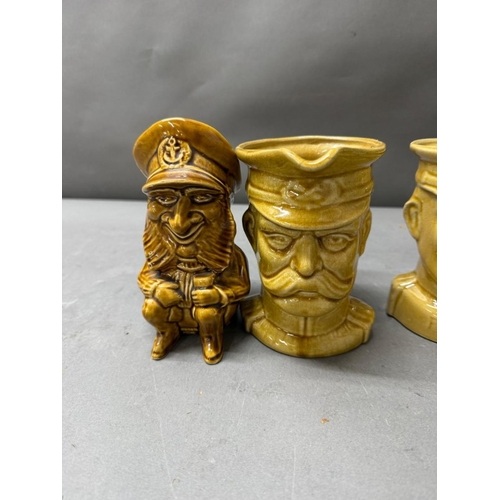 279 - A selection of five WWI toby jugs