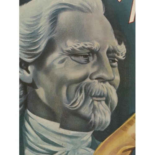 348 - A vintage framed film poster for The Little Colonel starring Shirley Temple 54cm x 74cm