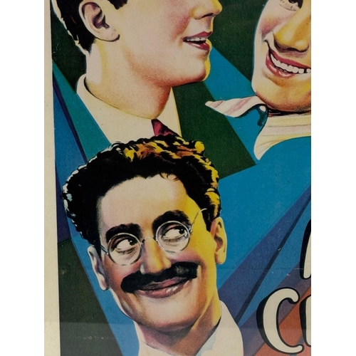 354 - A vintage framed film poster for The Marx Brothers Animal Crackers 54cm x 74cm