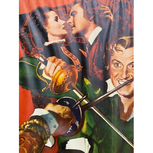 361 - A vintage framed film poster for The Sea Hawk starring Errol Flynn 59cm x 89cm