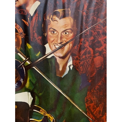 361 - A vintage framed film poster for The Sea Hawk starring Errol Flynn 59cm x 89cm